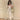 French Style Lace-up Sleeve Long Dress