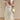 French Style Lace-up Sleeve Long Dress