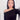 [Threetimes] Jennie-Inspired Korean Slanted Shoulder Long-Sleeve T-Shirt