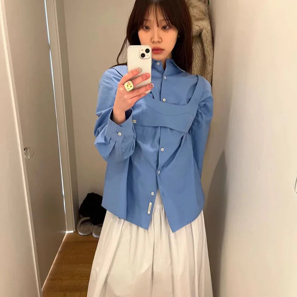 [Overdue Flair] Spring Shirt & Cropped Top