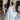 Silk Blend Embroidered A-Line Midi Dress – White, Black