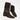 Convertible Western Mid-Calf Boots – Suede Leather Buckle