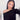 [Threetimes] Jennie-Inspired Korean Slanted Shoulder Long-Sleeve T-Shirt