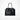Lay-flat product shot of Large-Capacity Cowhide Leather Tote – Retro Handbag & Underarm Shoulder Bag for Women (Black In-Stock)