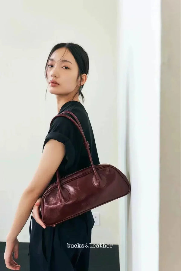 SMALL SIZE IN-STOCK - Bucks & Leather - Leather Bowling Bag