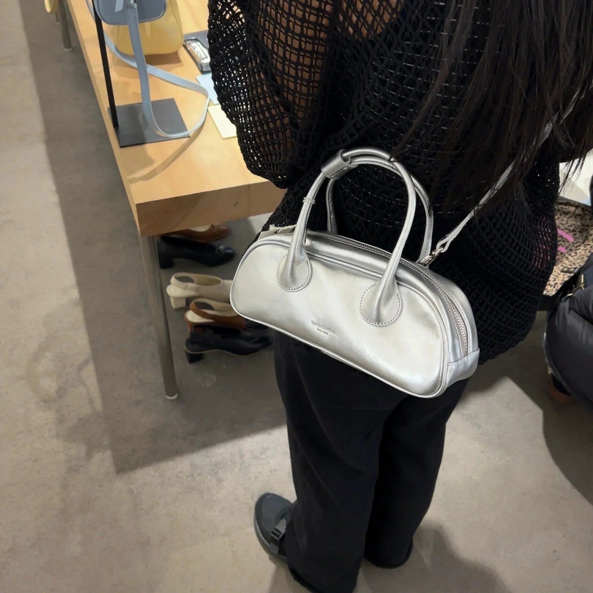 SMALL SIZE IN-STOCK Bucks Leather Leather Bowling Bag